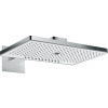 Hansgrohe Rainmaker Select horná/hlavová sprcha 46.6x30 cm obdĺžnik chrómová-biela 24017400