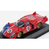 Best-model Najlepší model Alfa romeo 33.2 Lm N 15 Test 24h Le Mans 1969 Pilette - Slotemaker 1:43 Red Blue