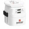 Cestovný adaptér Skross Pro Light USB (2xA) - World