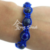 Shamballa náramok Lapis Lazuli, modrý - Dámsky 17–19 cm