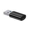 Mini adaptér Baseus série Ingenuity USB 3.1 OTG na USB-C čierny (ZJJQ000101)