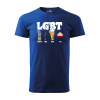 Sablio Tričko s potlačou LGBT - modré 3XL