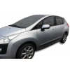 Okenné deflektory Peugeot 3008 5D 2009-2017 4 ks predné+zadné