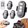 Bezdrôtová LED stroboskopická lampa Silná 8 farieb 4 ks + Pilot