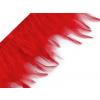 Prámik - kohútie perie 7-12 cm červená 1m