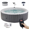 Nafukovací bazén kruhový s hydromasážou MSpa 930 l (Nafukovací bazén s hydromasážou, okrúhly SPA MSpa Ottoman 6 osôb 204cm 930L)