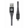Swissten 71543010 dátový Lightning, 60W / 3A / 1x USB-A(M) / 1x Lightning(M), 1,5m, šedý