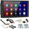 12-24V 2DIN LCD autorádio 4x45W 2x USB Bluetooth ANDROID 8.1 + kamera