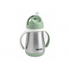 Beaba Fľaša Bidon s dvojitými stenami Stainless Steel Straw Cup Sage Green 250 ml z nehrdzavejúcej ocele zelená