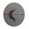 Hansgrohe ShowerSelect Comfort - Termostatická batéria pod omietku, kefovaný čierny chróm 15559340
