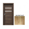 PORTA Doors SET Rámové dvere VERTE HOME H.2 so sklom, fólia Dub Craft zlatý + zárubeň PD-VER-H2_DUBCRZL