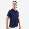 KUIKMA Pánske polo tričko Essential na tenis s krátkym rukávom tmavomodré M