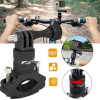 OTOČNÝ UCHWYT NA ROWER O 360 STUPŇOV, ČIERNY, PRE ŠPORTOVÉ KAMERY