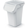 Prosperplast Odpadkový koš s filtrem KADDI 25 L popelavě šedý