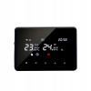 Bezdrôtový WiFi RF termostat pre elektrické podlahové kúrenie, čierny