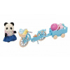 Set figúrok a príslušenstva Sylvanian Families Panda a cyklo-korčuliarsky set (5054131056523)