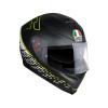 Prilba AGV K-5 S Thorn 46 Matt Black White Yellow Veľkosť: XL (61-62 cm)