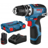 BOSCH GSR 12V-35 FC Aku vŕtací skrutkovač, L-BOXX, 2x aku 3,0 Ah, kľučovadlo 06019H3001