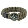 ROTHCO Náramok SURVIVAL Paracord s kompasom OLIV veľ7: 7,3