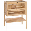 tectake 403246 drevená klietka pre škrečka 60 x 40 x 81 cm - hnědá