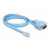Delock 63353 RJ45 / VGA adaptér [1x RJ45 zástrčka - 1x D-SUB zástrčka 15-pólová] modrá 1.00 m; 63353
