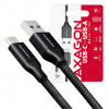 AXAGON BUCM3-AM20B, SUPERSPEED kabel USB-C USB-A 3.2 Gen 1, 2m, 3A, oplet, černý USB-A 3.2 Gen 1, 1m, 3A, oplet, šedý USB-C 3.2 Gen 2, 1m, (BUCM3-AM20B)