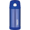 Dětská termoska THERMOS FUNtainer s brčkem - modrá 355 ml
