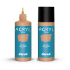 Darwi metalická akrylová farba 80ml bronzová