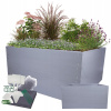 Plastová debnička na zeleninu, záhon VYSOKÁ KVETINÁČ 80x140x140 PVC