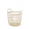Kôš s uchami ZOE BASKET ECO WOOD 36,4 cm - farba: krémová ECO