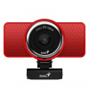 Genius Full HD Webkamera ECam 8000, 1920x1080, USB 2.0, červená, Windows 7 a vyšší, FULL HD, 30 FPS (Genius ECam 8000 plné vysoké rozlíšenie 1080p červená)
