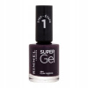 Rimmel Super Gel Nail Polish #064 Plum Pudding lak na nechty 12 ml Fialový