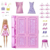 Barbie Šatník snov v pastelových farbách s bábikou, odevy a doplnky 0194735227396