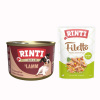 RINTI Gold, 12 x 185 g + 100 g Filetto kapsička v želé kačica a zelenina - jahňacie kúsky