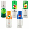 SODASTREAM Mojito+Mirinda+7Up+Pepsi+Lipton Green Tea sirupy do saturátora
