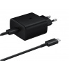 Samsung cestovní nabíječka EP-T4511XBE, Fast Charging 45W, USB-C + datový kabel USB-C, černá EP-T4511XBEGEU
