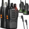 2X VYSIELAČKY RUČNÁ VYSIELAČKA + SLÚCHADLÁ VEĽKÝ DOSAH RÁDIOTELEFÓN BAOFENG