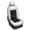 Autopoťahy HONDA CRV II, od r. 2001-2007, kožené AUTHENTIC LEATHER bieločierne