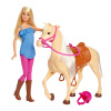 Mattel BÁBIKA BARBIE S KOŇOM