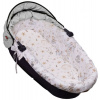 Bavlnená vložka do kočíkov/koše s penovým matracom, Baby Nellys, Cirkus, biela Baby Nellys 8596309424484