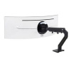 ERGOTRON HX Desk Monitor Arm with HD Pivot (matte black), stolní rameno pro zakřivené monitory až 49