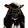 Maska - škraboška - DARK VENETIAN MAN - čierna, pánska