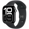 Apple Watch Series 10 42 mm klavírne čierny hliník s čiernym športovým remienkom S/M MWWE3QC/A MWWE3QC/A