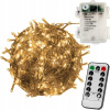 Svetla na Vianočný stromček - Lampa 100 LED teplo biely o batériách 10 m diaľkové ovládanie (Svetla na Vianočný stromček - Lampa 100 LED teplo biely o batériách 10 m diaľkové ovládanie)