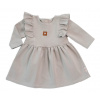 Detské teplákové šaty, tunika Vintage Love - šedé, veľ. 80 Baby Nellys
