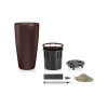 Kvetináč Lechuza Rondo 40/75 espresso komplet