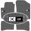 Hyundai i20 2008-2014 Gumové rohože do auta + EMBLEMAT