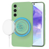 Techsuit SoftFlex MagSafe – puzdro na Samsung Galaxy A55 5G – mätovozelený KF2341857
