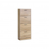 AUTRONIC Botník, mdf, hnedá, ABO-G1018 OAK