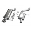 TATechnix Výfuk z nehrdzavejúcej ocele 2x70mm Audi 100 S4 C4 Avant (4A)